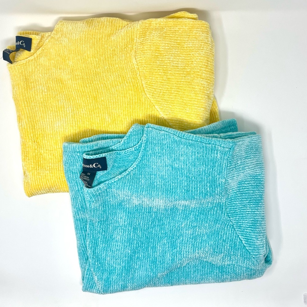 Vintage Denim & Co 3X Short Sleeve Sweater Bundle!